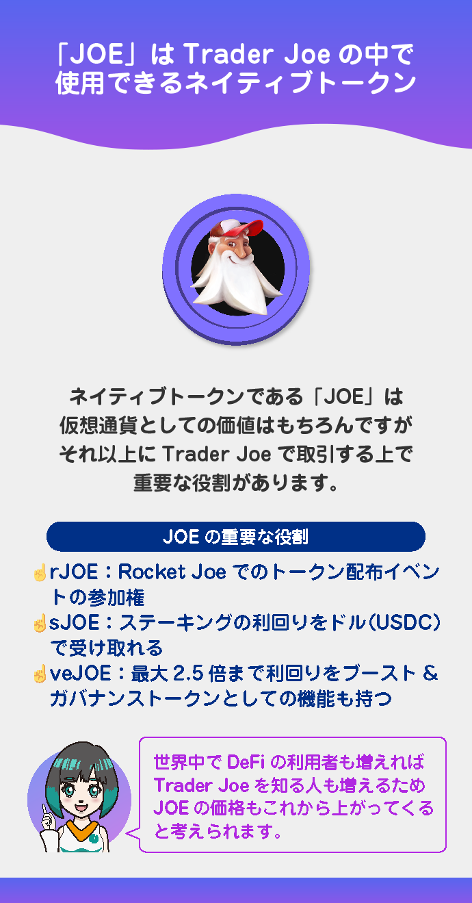 仮想通貨「JOE」を保有することで色々できる