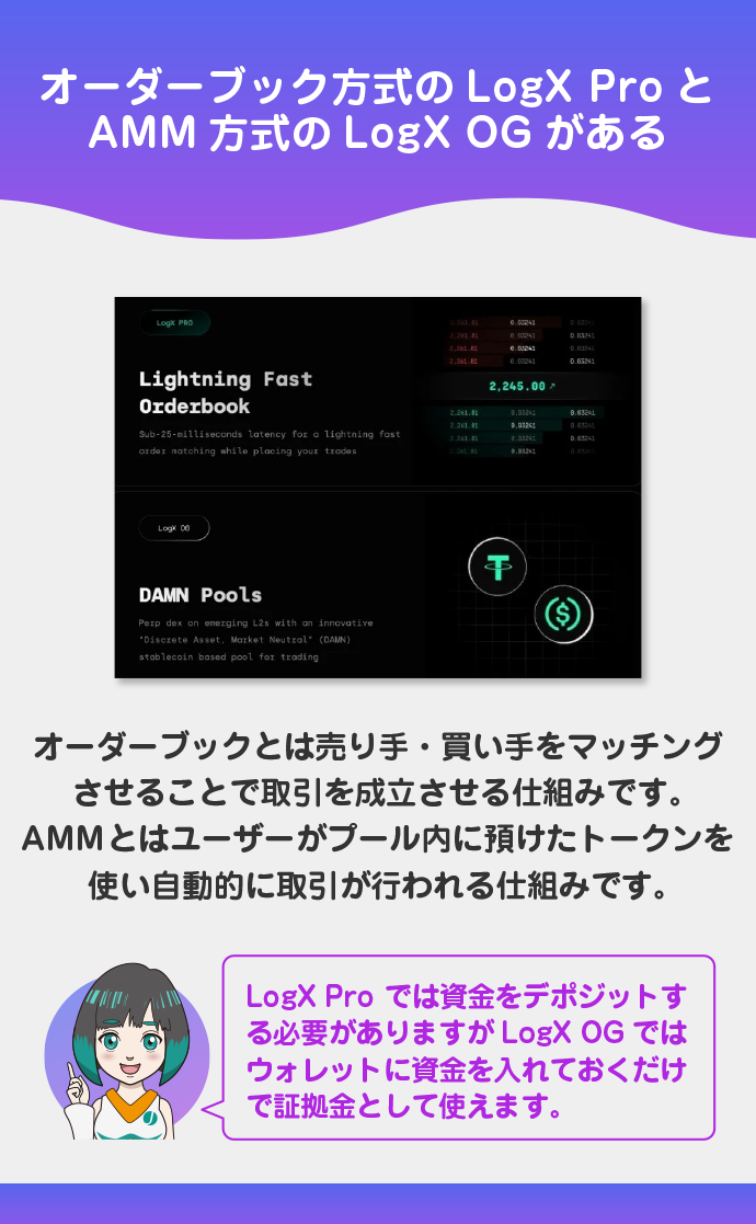 LogX ProとLogX OGの2種類のプラットフォームが存在