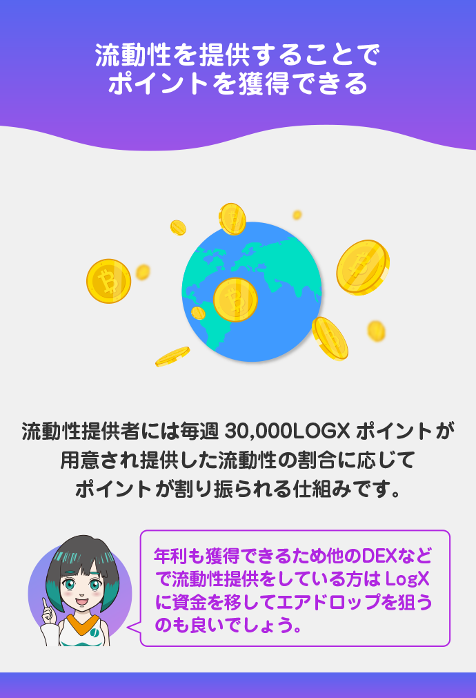 流動性を提供する