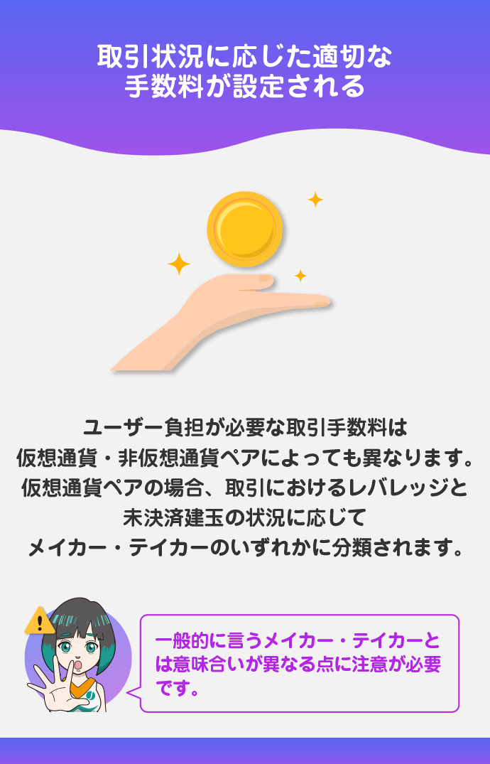 透明性の高い取引手数料体系を実現