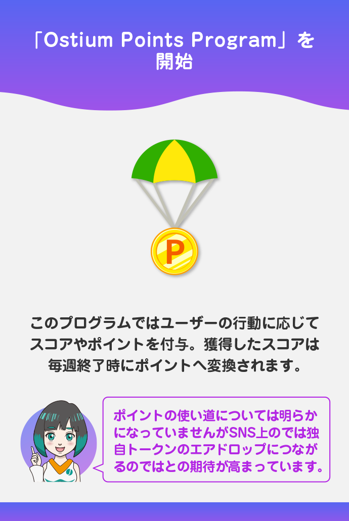 エアドロップ期待のポイントプログラム