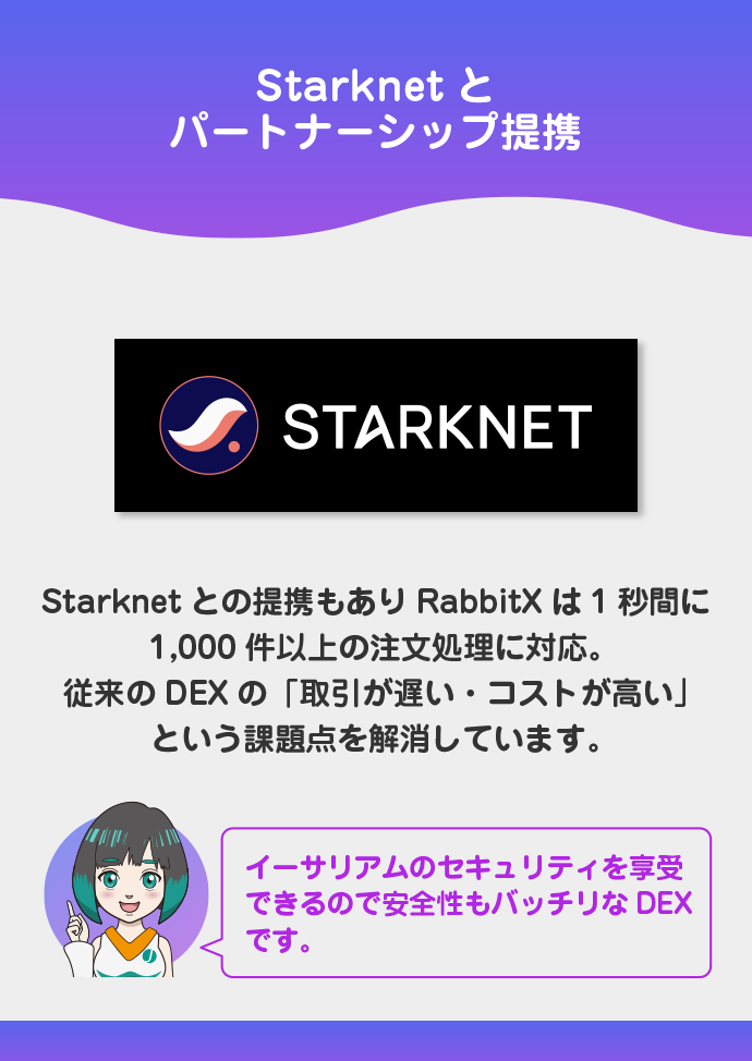 Starknetによる処理速度・効率の向上