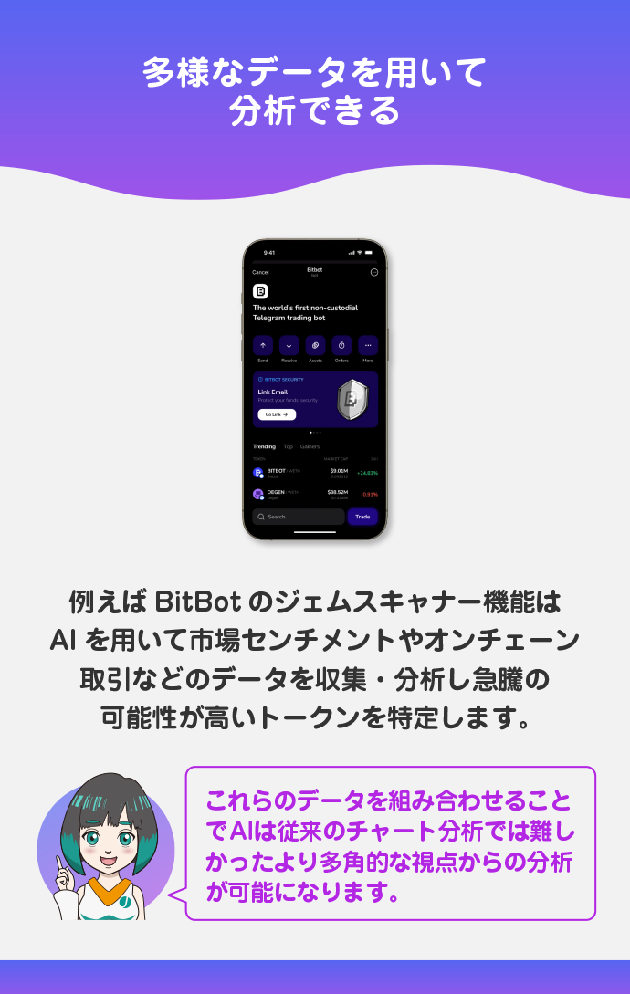 チャート分析だけじゃない!AIが得意とするデータ分析
