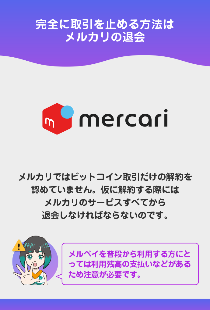 メルカリを退会する