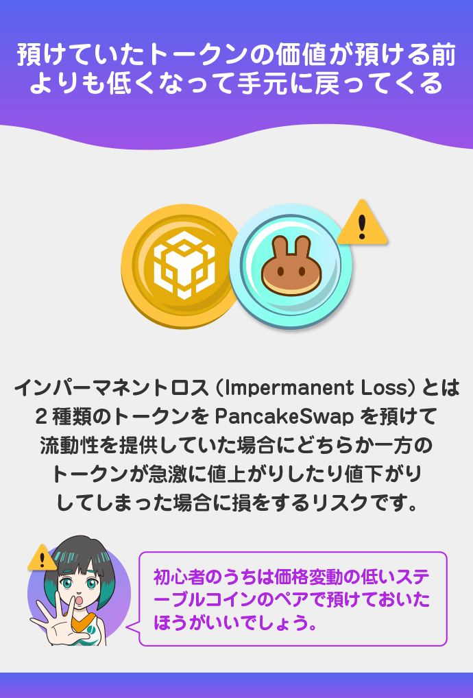 インパーマネントロスを考慮しておく必要がある