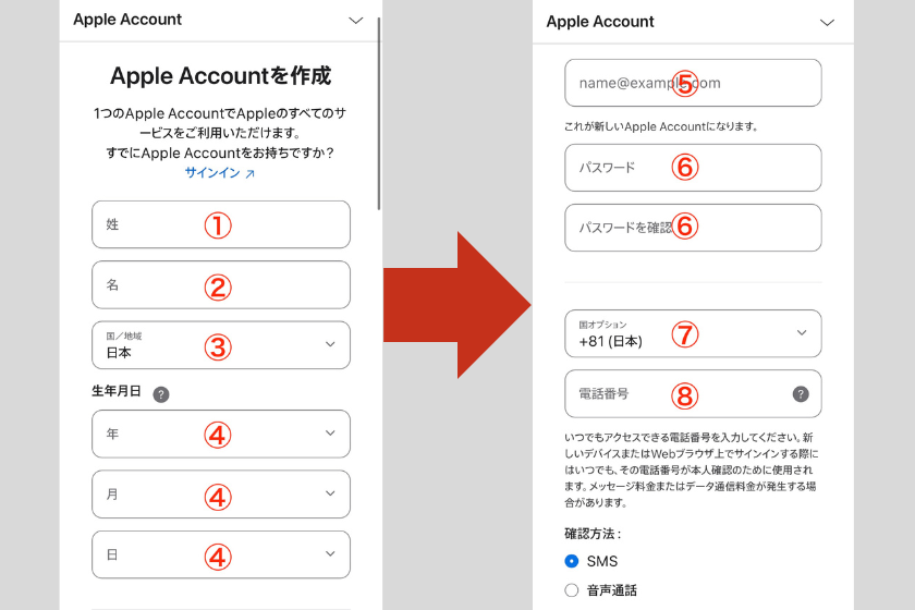 画像05:bybit アプリ ダウンロード方法 Appleアカウント作成