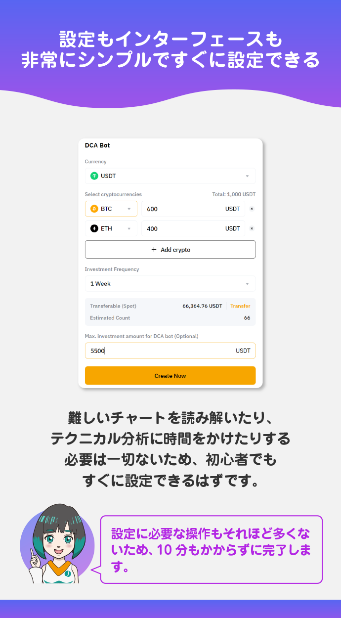 簡単に作成・運用できる
