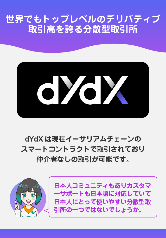 dYdXの特徴