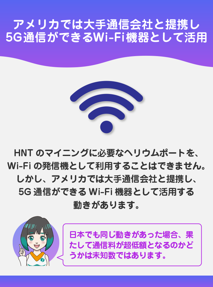 ヘリウムポートの有効活用