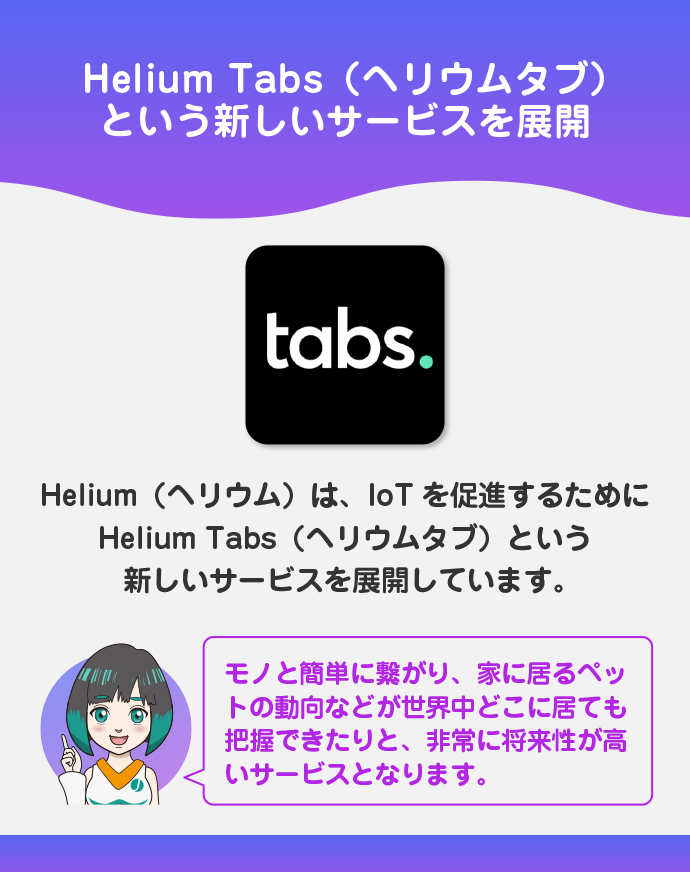 Heliumの新サービス