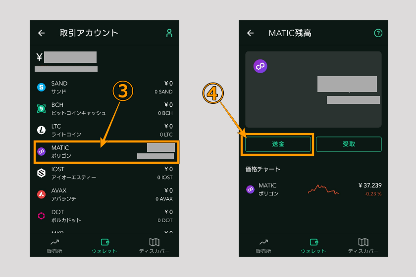 画像06:コインチェック Bitget 送金「送金先を追加02」