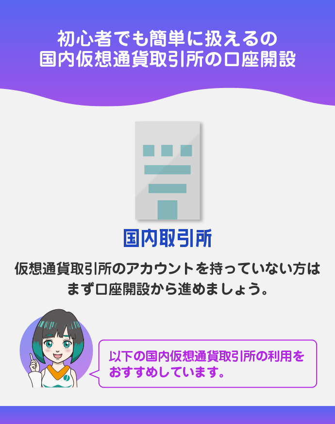 STEP1:仮想通貨取引所の口座開設