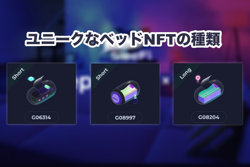 ゲームプレイにはベッドNFTが必要