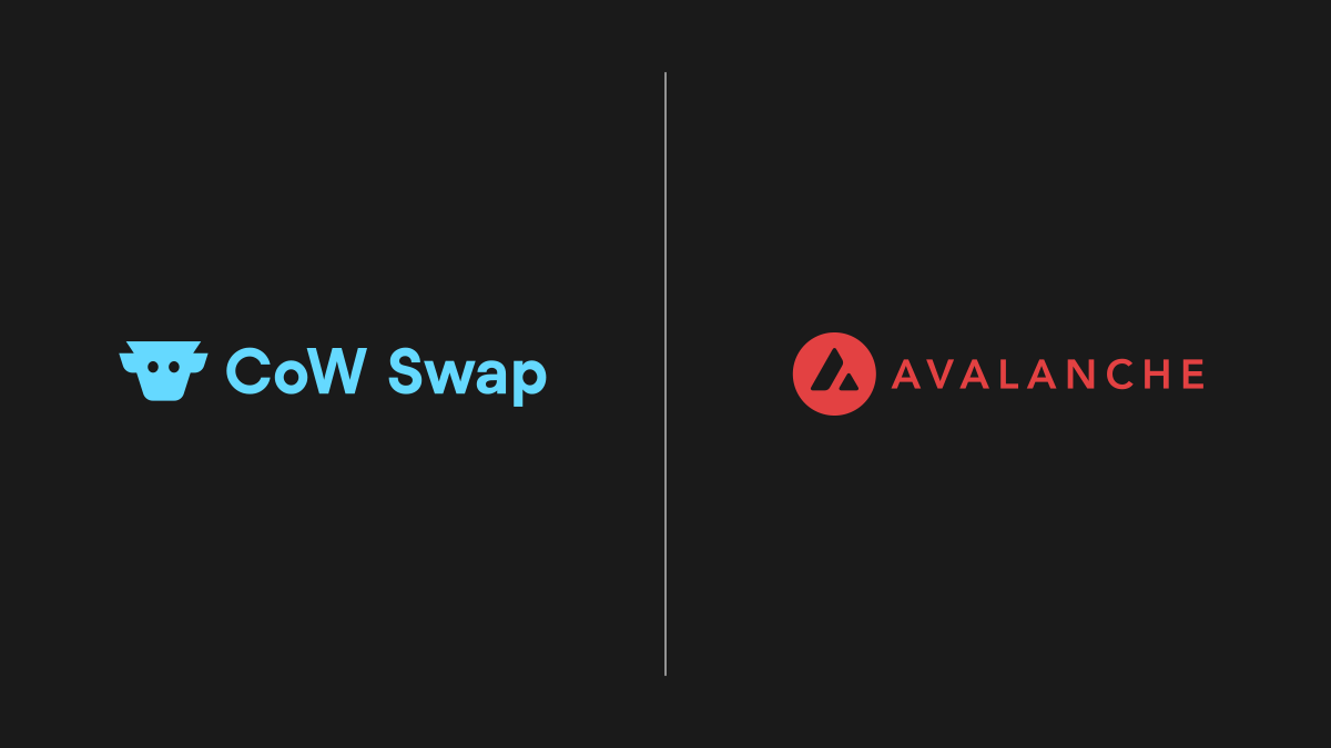 ガスレスDEX「CoW Swap」がアバランチに対応──MEV対策＆高度注文形式を提供