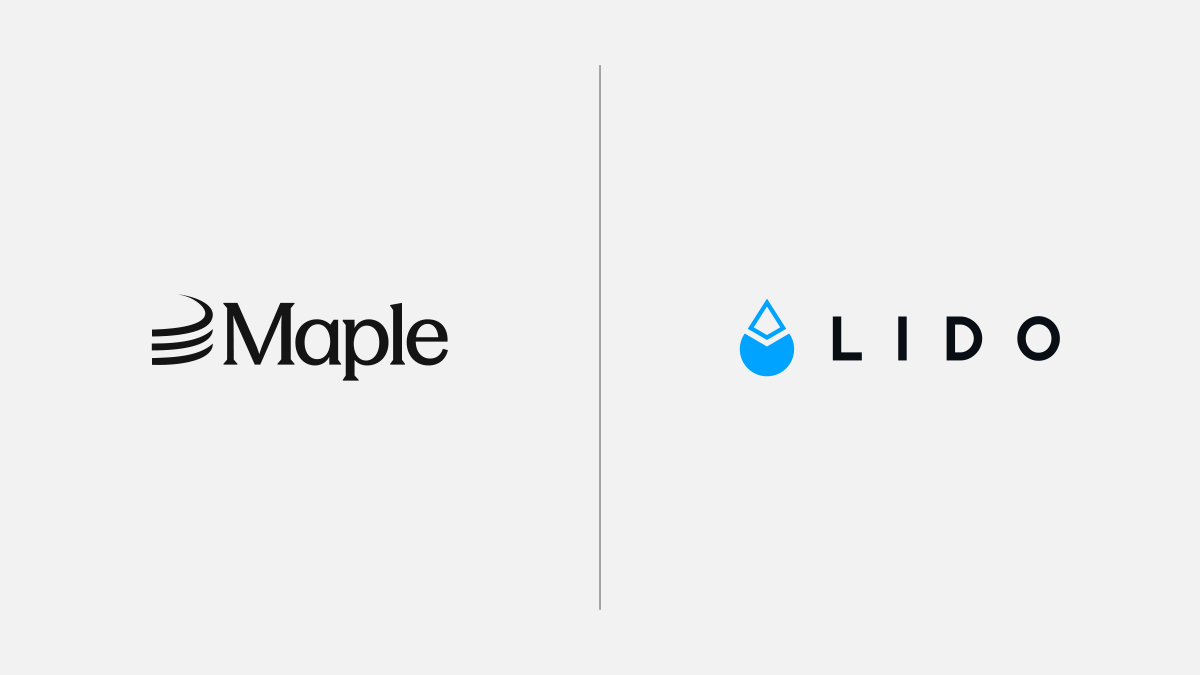 Maple Finance、Lidoと提携──stETH担保の機関投資家向け融資が可能に