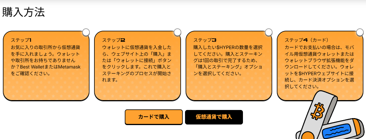 $HYPERトークンの購入方法