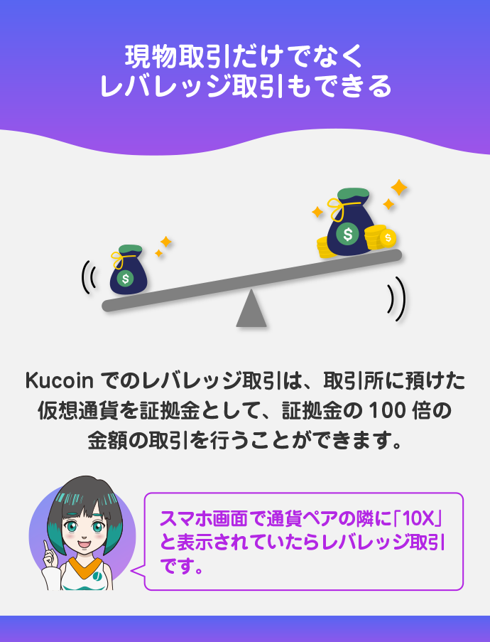 レバレッジ取引ができる