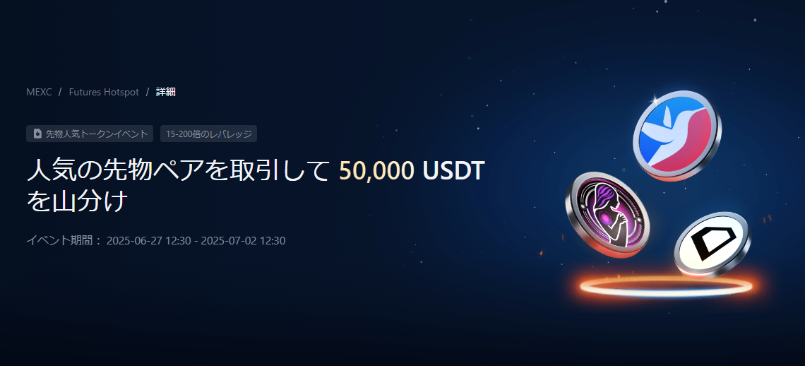 【総額50,000 USDT】人気先物チャレンジ|BSW 、AIC、RARE、DOG、BCH