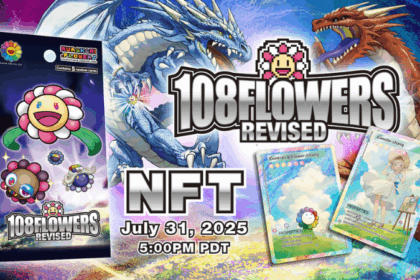 村上隆氏のNFTトレカパック「108 Flowers Revised」、7月31日から販売開始