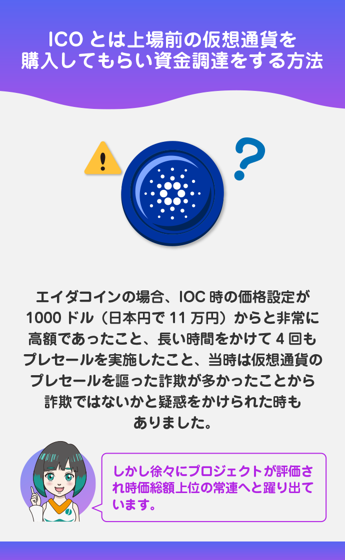 ICO時の高額な価格設定による詐欺疑惑