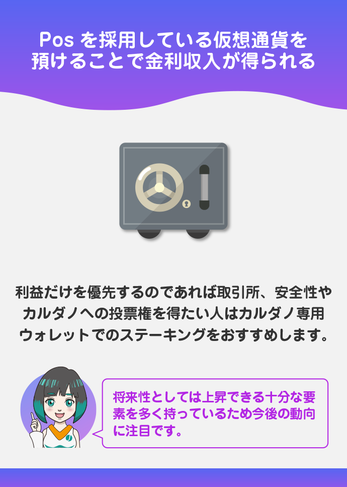 取引所でのステーキング