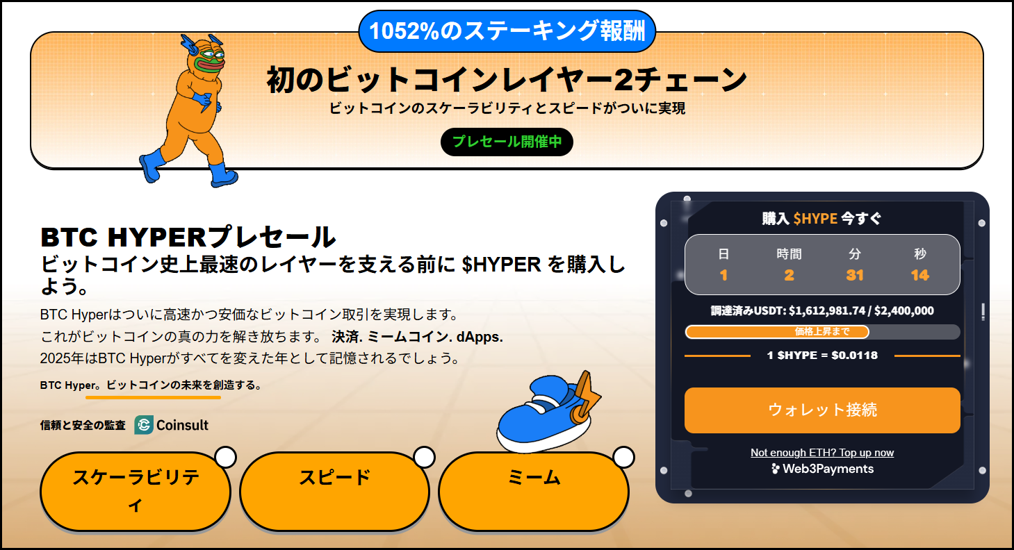 Bitcoin Hyper:ビットコインを改良するレイヤー2プロジェクト