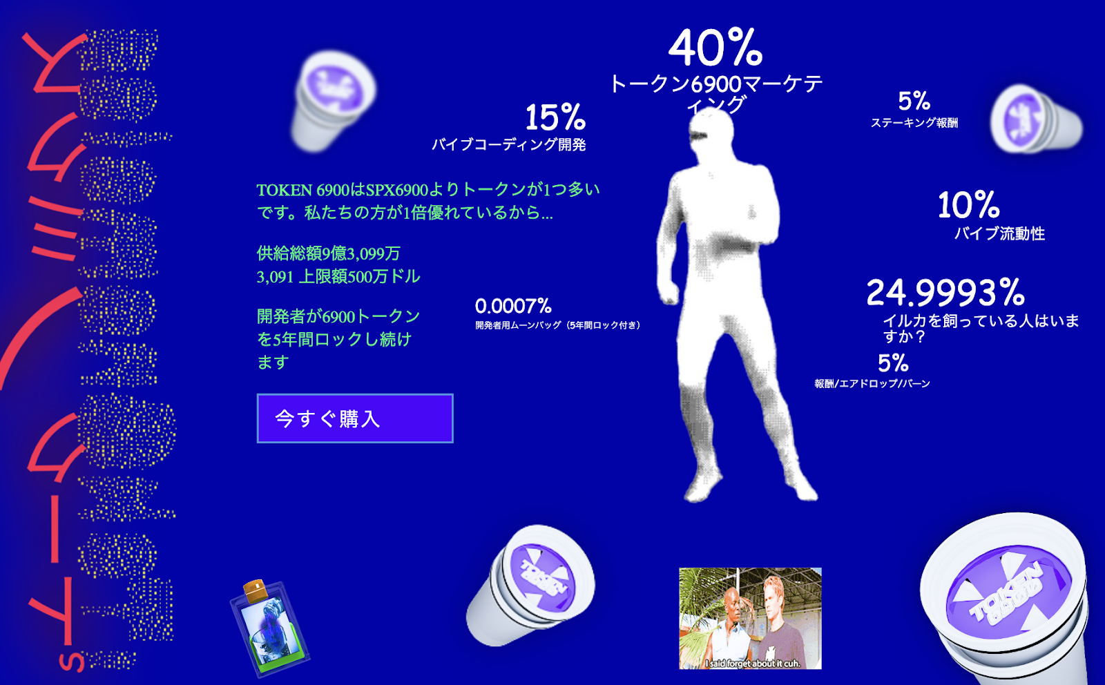 TOKEN6900に実用性はゼロ、ノリを重視