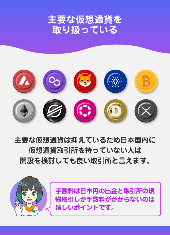 OKJの取り扱い銘柄と各種手数料の一覧