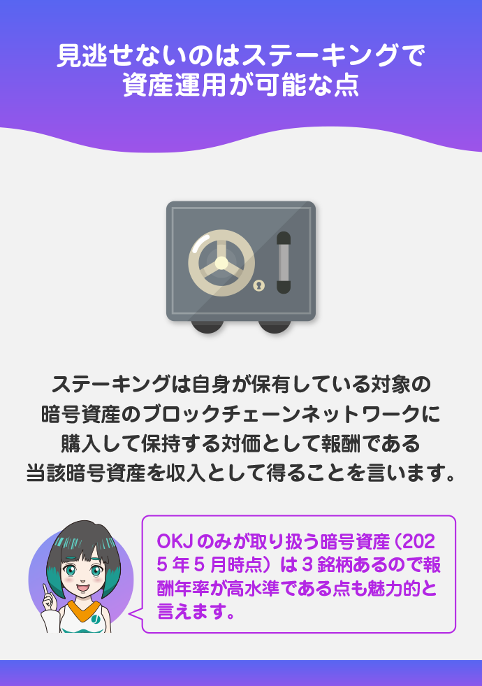 ステーキングで資産運用できる