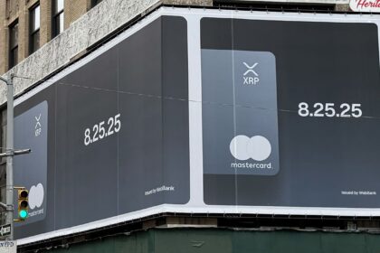 ジェミナイ、XRP対応クレジットカード発表か──XRPとマスターカードの大型広告を掲出
