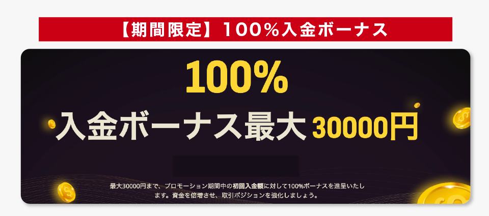 HFM【期間限定】100%入金ボーナス