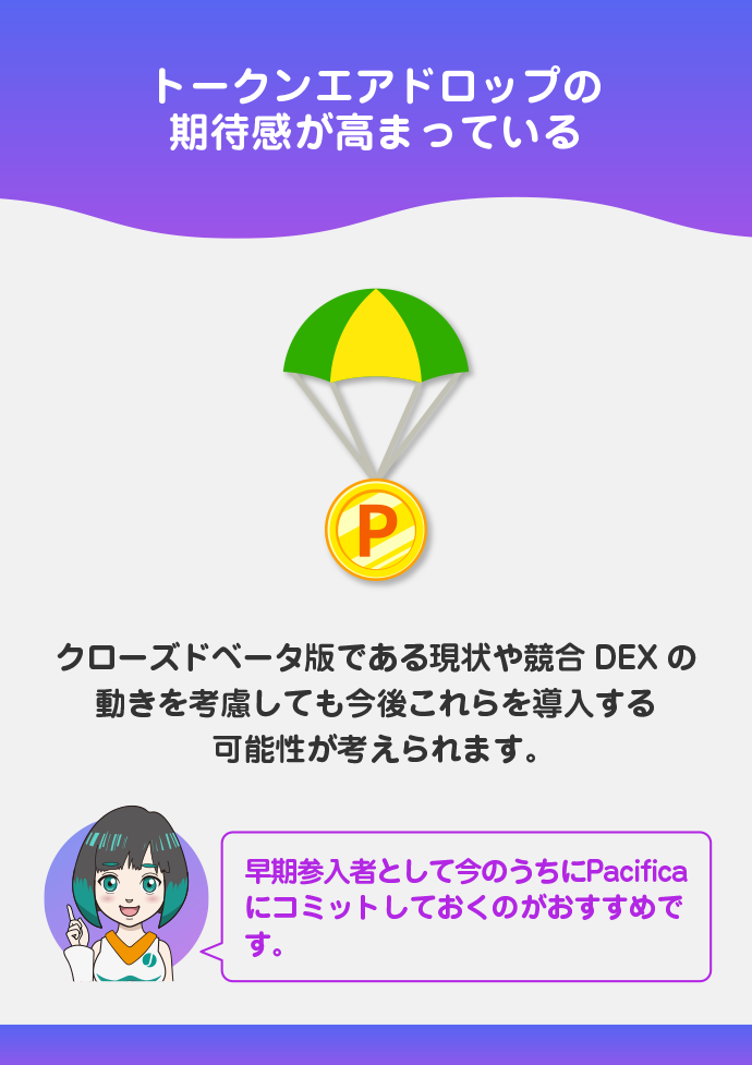 トークンエアドロップへの期待感