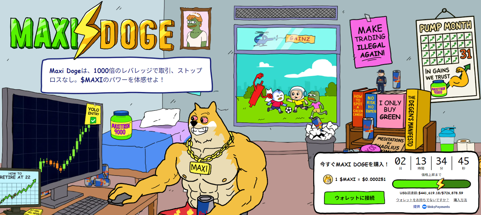 4. Maxi Doge($MAXI)