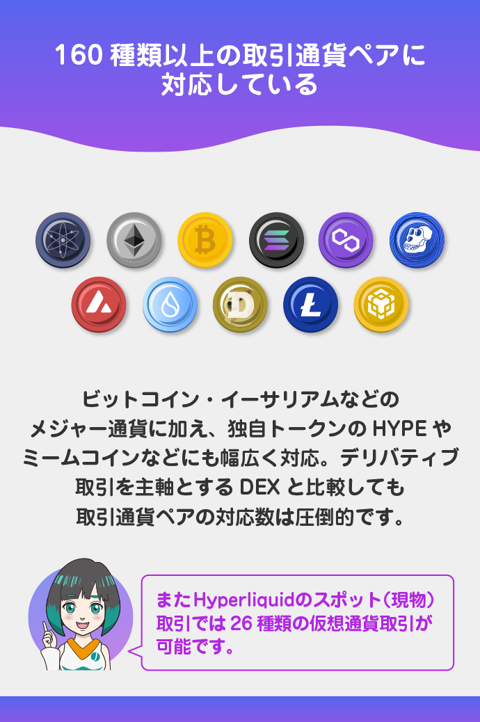 160種類を超える取引通貨ペアに対応