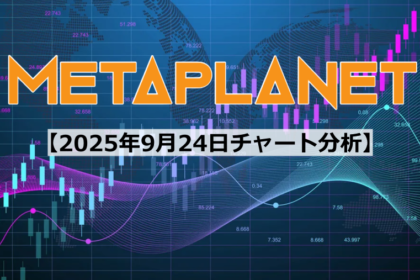 メタプラネット株価：516円反発なら下降トレンド終了か？1時間足雲上抜けでロング戦略【2025年9月24日チャート分析】