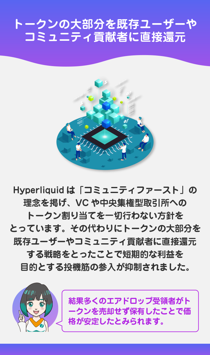 コミュニティ主導の運営で短期投機筋の参入を抑制