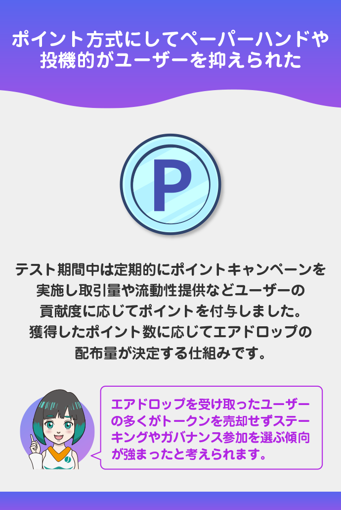 ペーパーハンドを回避するエアドロ設計