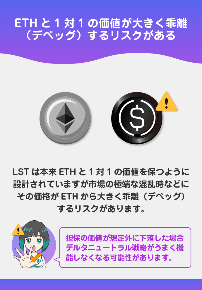 担保資産のデペッグリスク