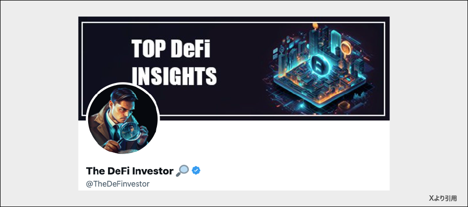 The DeFi Investor(@TheDeFinvestor)