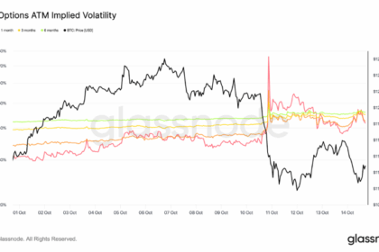 ビットコイン、190億ドル清算で構造調整──史上最高値から建玉100億ドル縮小とボラティリティ76%急騰を解析＝glassnode