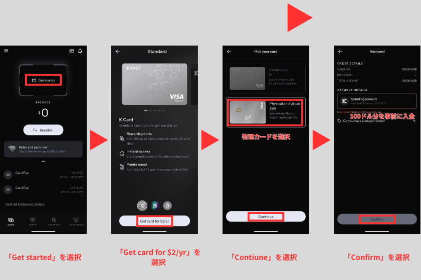 物理カードの発行