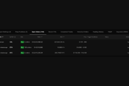 勝率100%クジラトレーダー、ETH1万枚・SOL22万枚の指値注文発注──ハイパーリキッドで