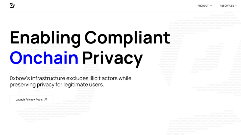 プライバシー特化DeFi「0xbow」、5.5億円調達──イーサリアム財団ウォレットに初統合