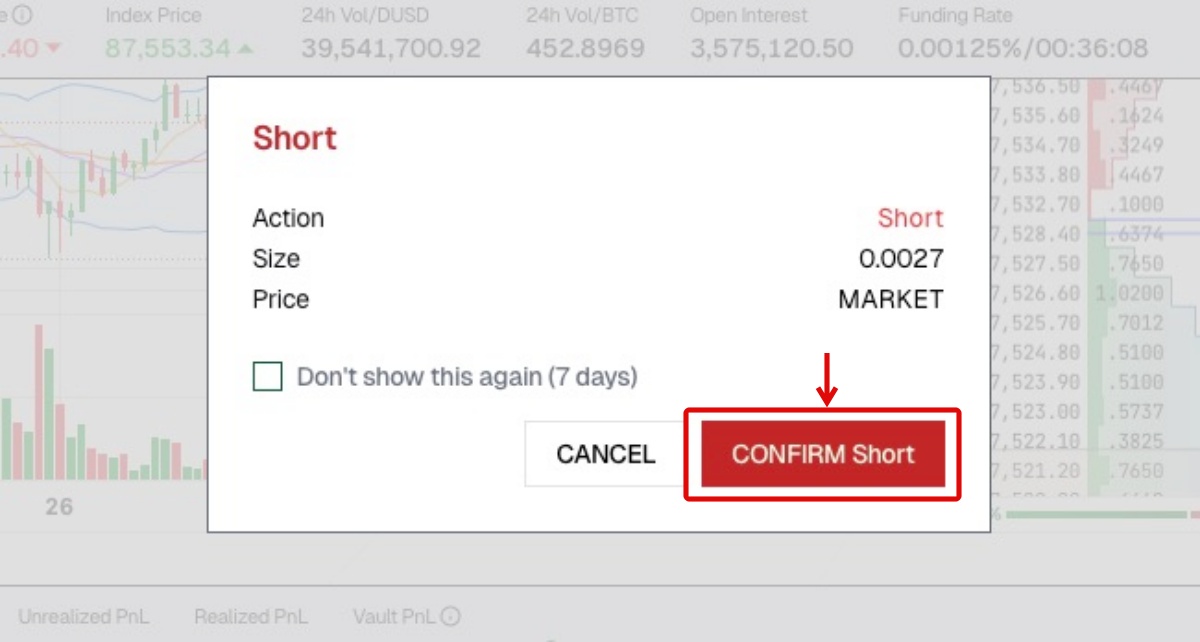 StandX「パーペチュアル取引3」