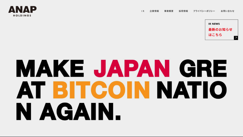 ANAP、企業向けビットコイン支援サービス開始