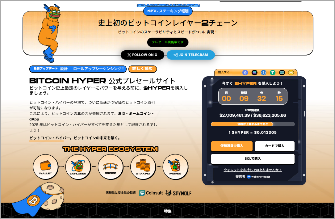 Bitcoin Hyper|ビットコイン実用化を目指すレイヤー2構想