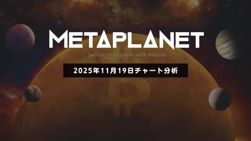 メタプラネット株価：国内財政悪化リスクを受け急落──300円付近で下げ止まるか【2025年11月19日チャート分析】