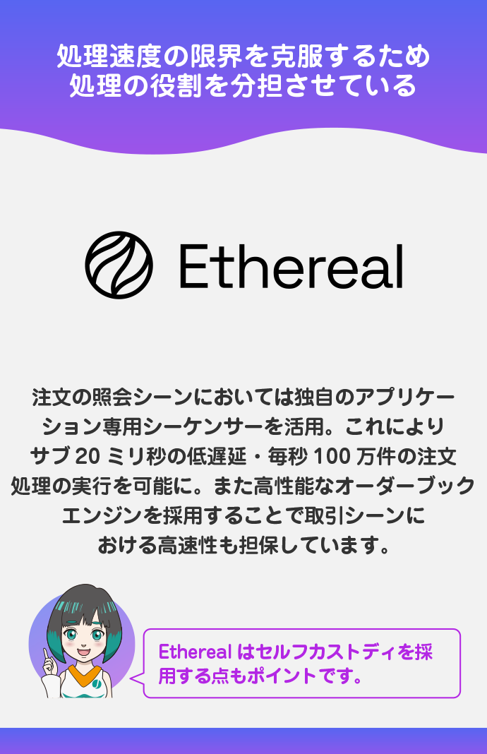 CEXに匹敵する安全性と処理能力