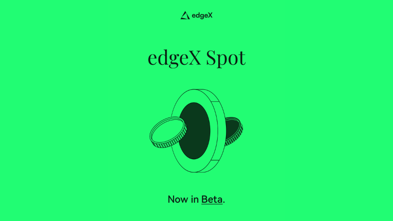 分散型取引所edgeX、現物取引ベータ版を公開──CEX並みの利便性目指す