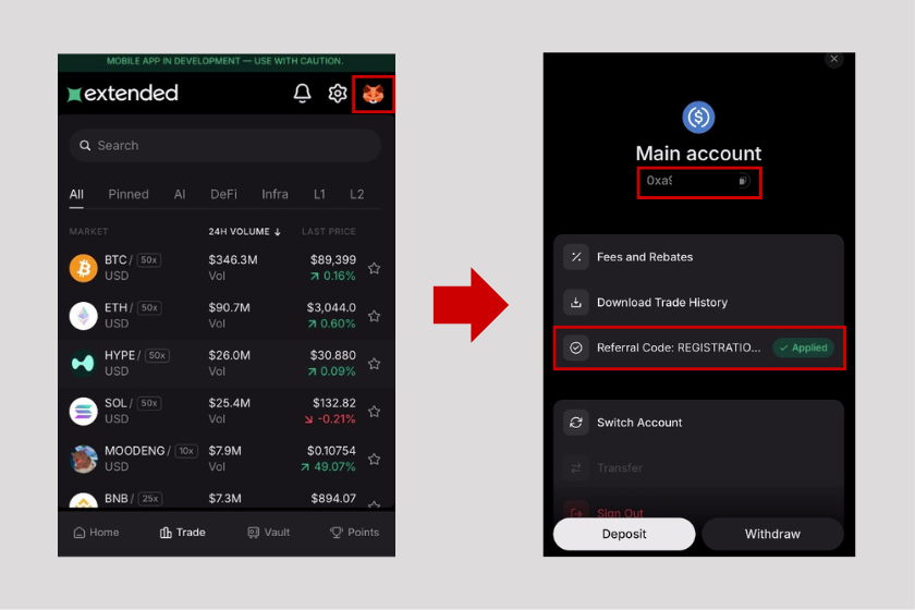 画像4:Extended アカウント作成方法04
